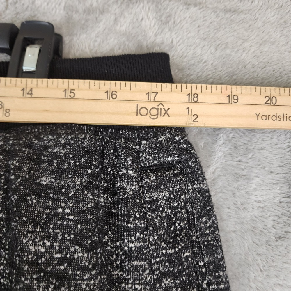 Southpole Shorts Mens XL Black Marled Knit Drawstring Elastic Waistband Cargo - Picture 4 of 8